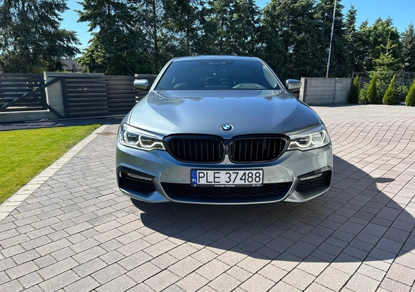 BMW Seria 5 cena 159000 przebieg: 117000, rok produkcji 2018 z Leszno małe 172